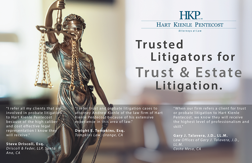 Trust and Estate Litigation Postcard